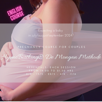 HypnoBirthing Pregnancy course in Herentals or online - Expats